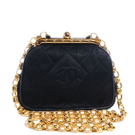 black chanel evening bag